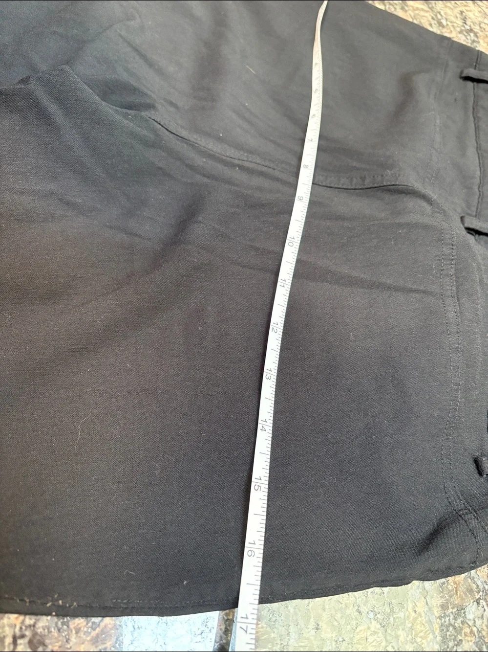 Stretch Black Woman’s Dress Pants Sz 3/4 Long
